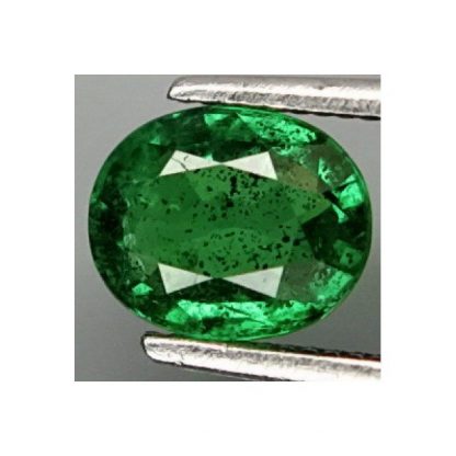 0.79 ct. Natural green Garnet Tsavorite loose gemstone oval cut-1219