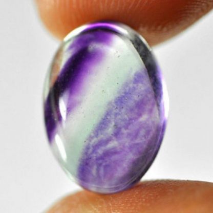 7.34 ct Multicolor purple Fluorite natural loose gemstone-1314