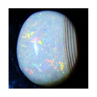 1.28 ct Natural ethiopian Opal loose gemstone with play of color-1385