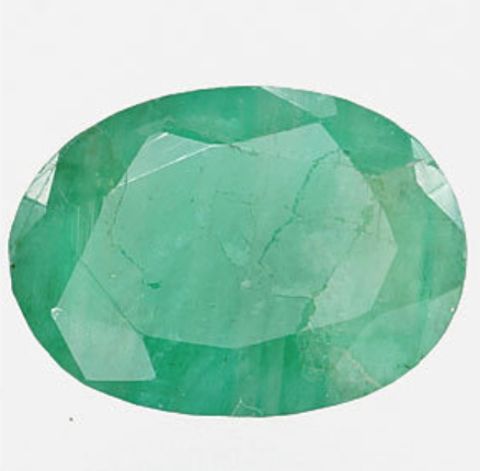 Natural Emerald Loose Gemstone 8.00 To 10.00 Cts Certified Emerald Shape O171 