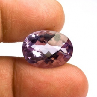 Amethyst oval faceted 7mm x 5mm natural loose stones light purple colour 
